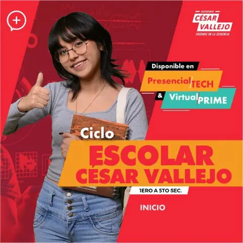 Academia Cesar vallejo ciclo escolar