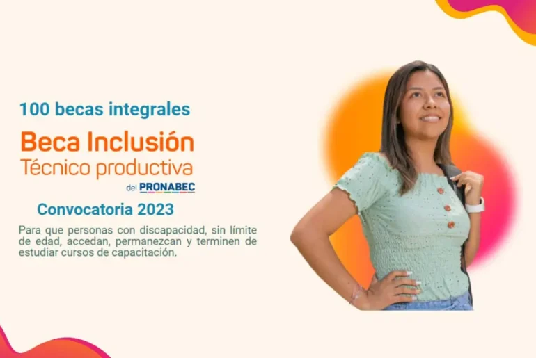 Beca inclusión técnico productiva del Pronabec